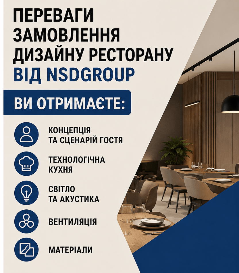 Дизайн ресторану в Києві