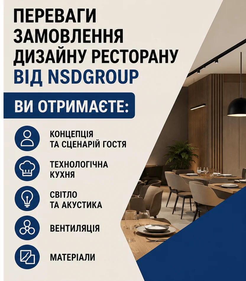 Дизайн ресторану в Києві 