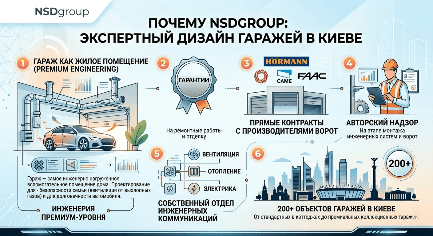 Дизайн гаража в Киеве 