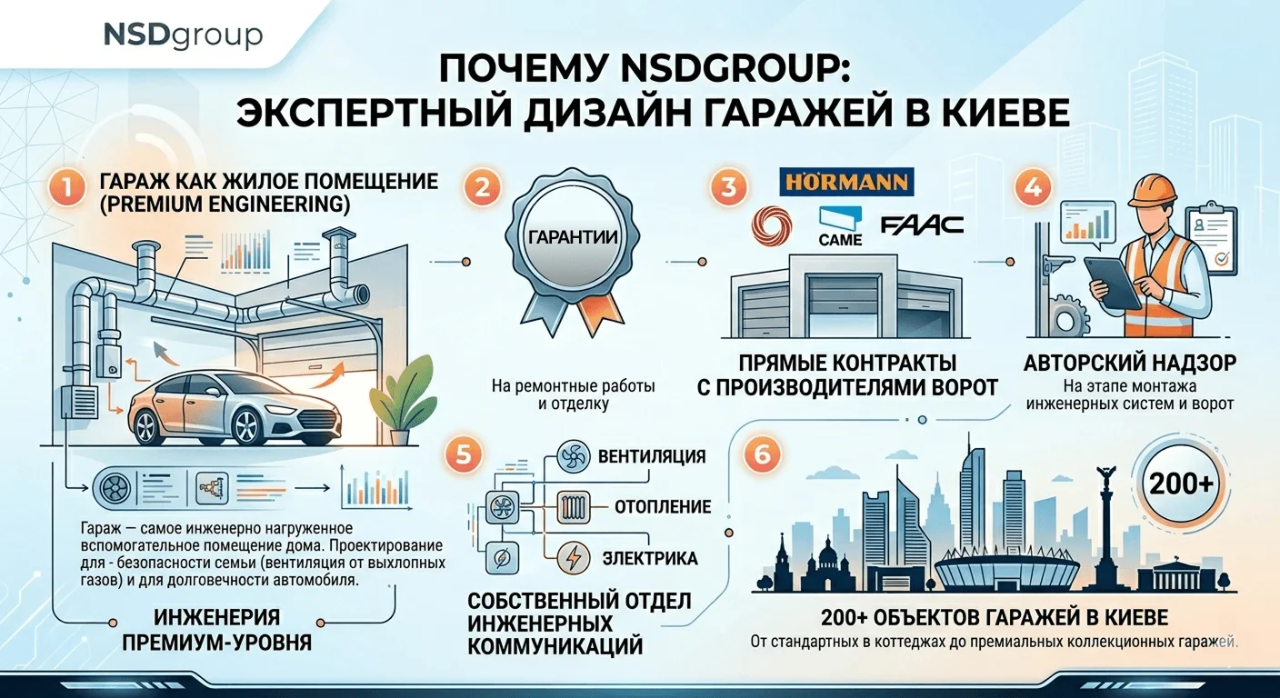 Дизайн гаража в Киеве 