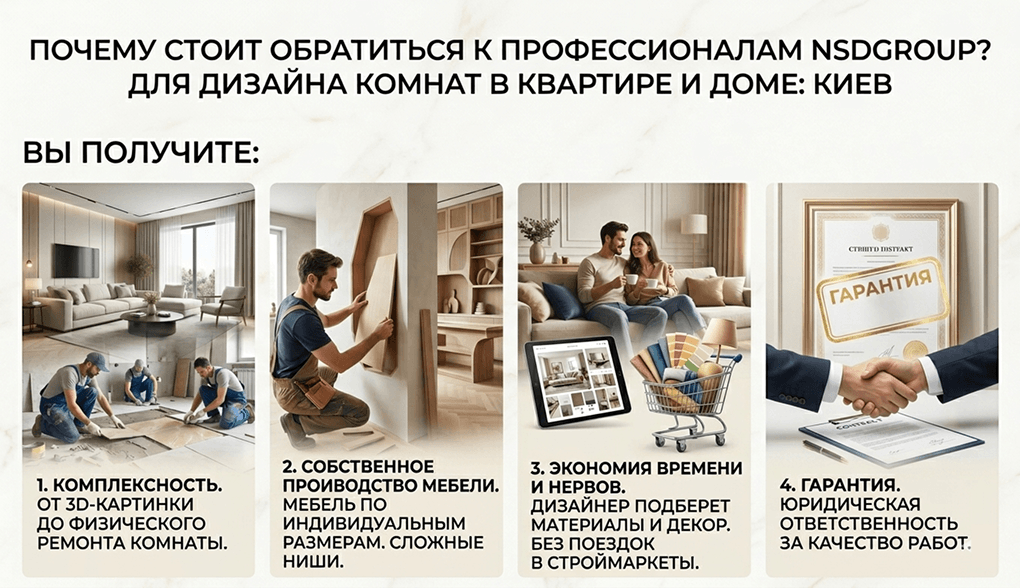 Дизайн комнат в квартире и доме_ Киев 