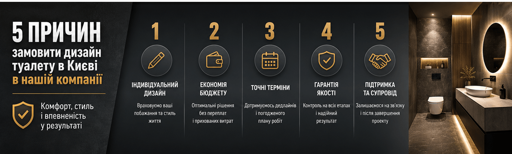Дизайн туалету 
