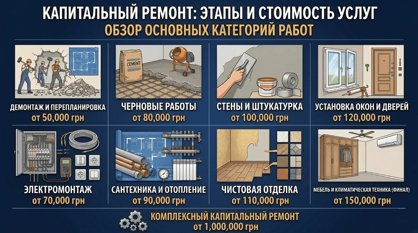 Комплексний капитальный ремонт 