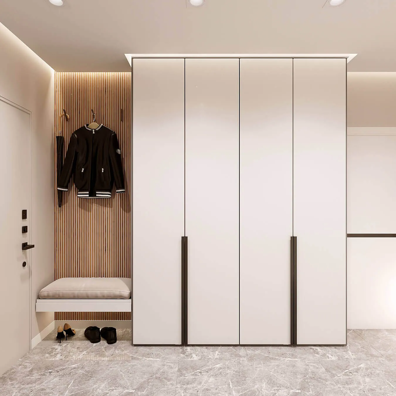 Дизайн великої квартири 90 м² в ЖК Сирецькі сади