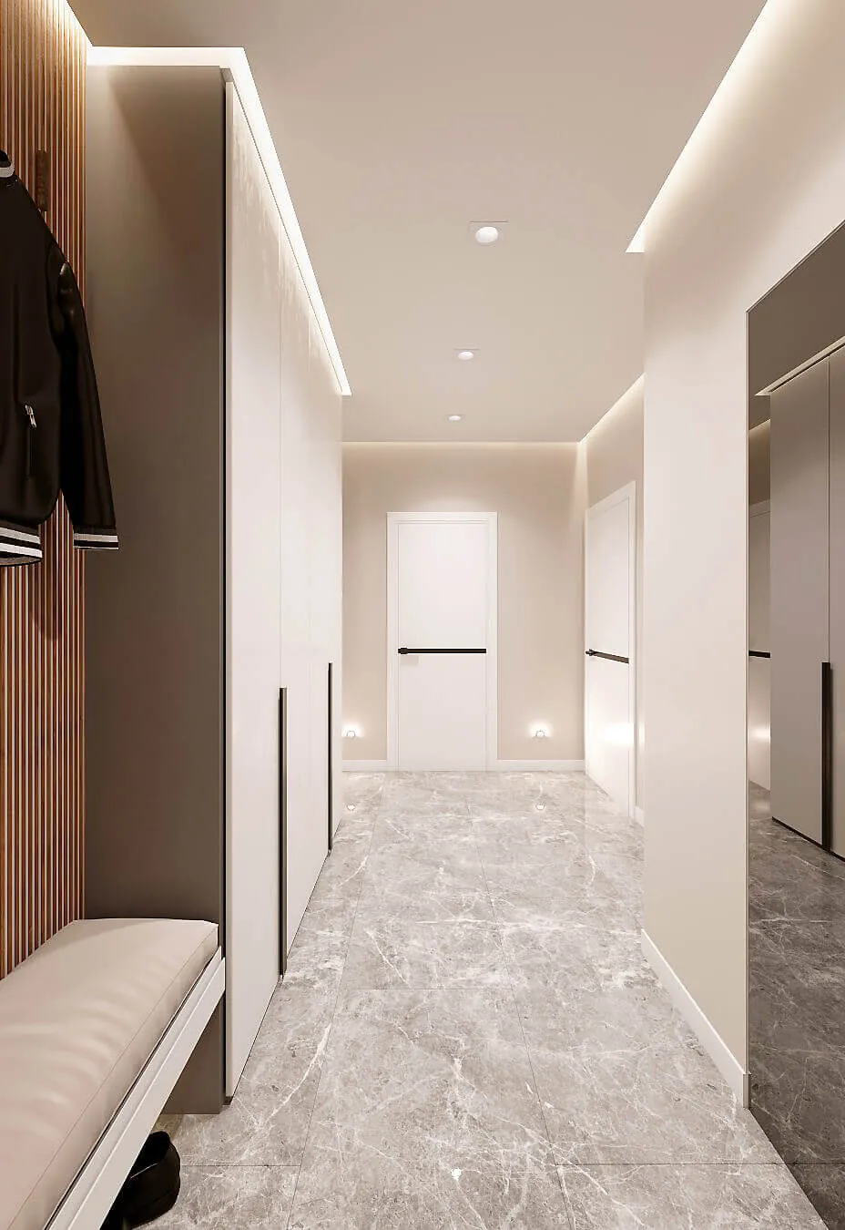 Дизайн великої квартири 90 м² в ЖК Сирецькі сади