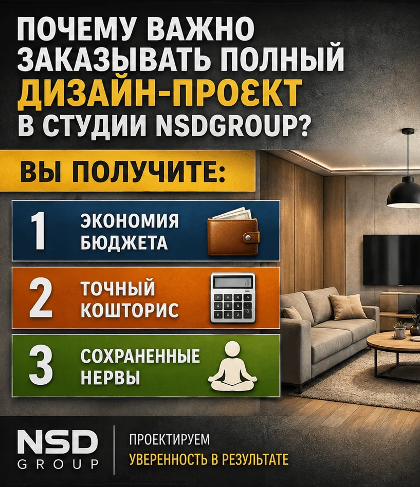 Почему важно заказывать полный дизайн-проект