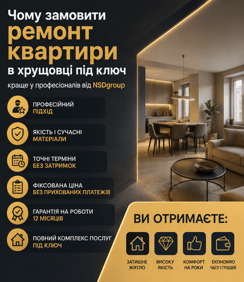 Ремонт квартири у хрущовці