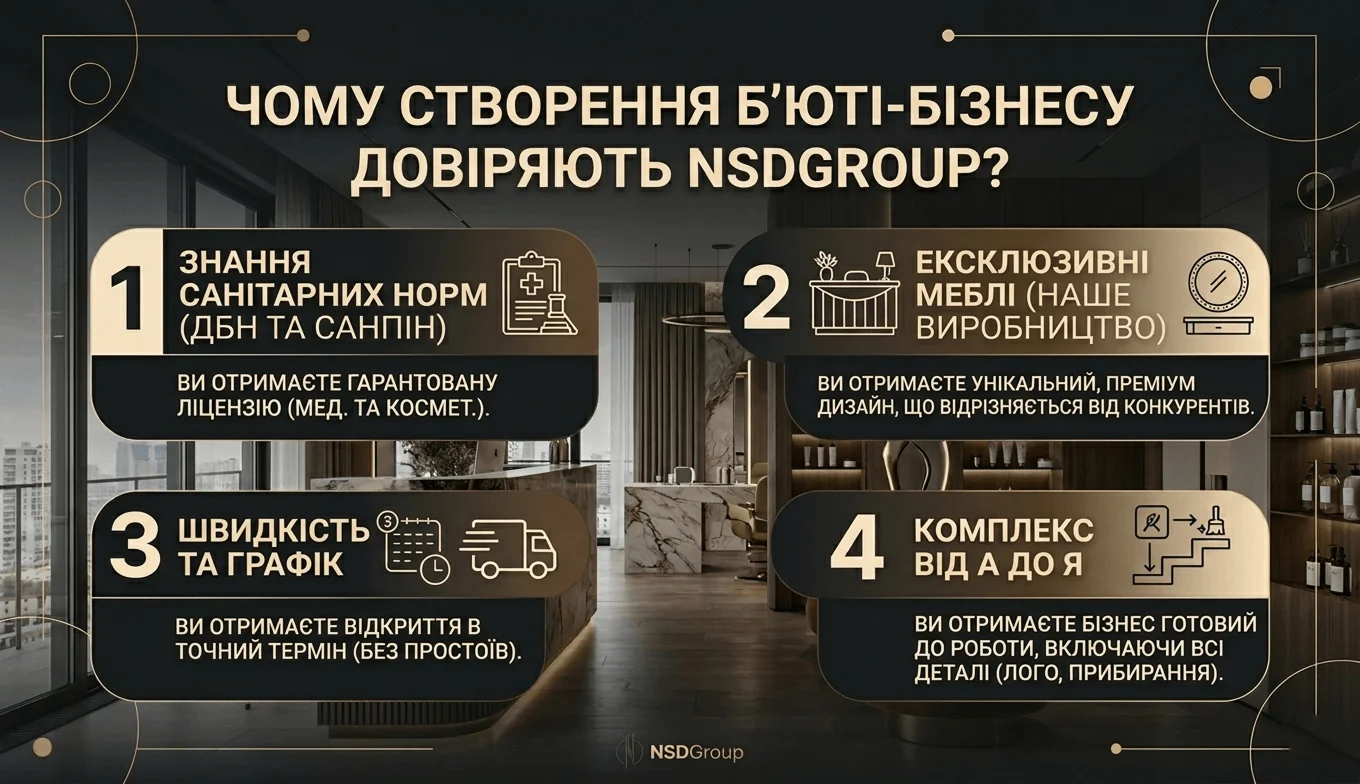Ремонт салонів краси в Києві