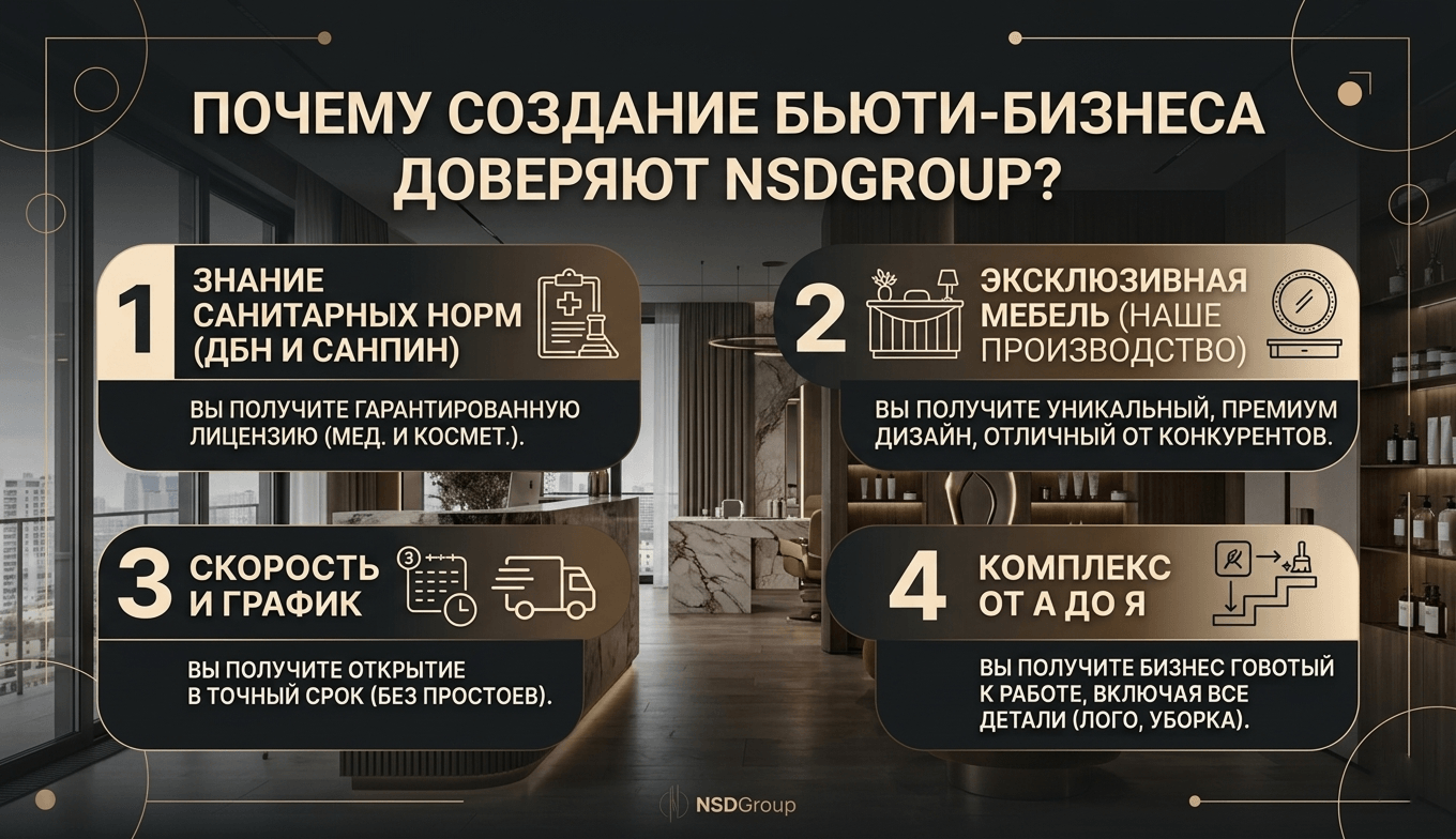 Ремонт салонов красоты в Киеве