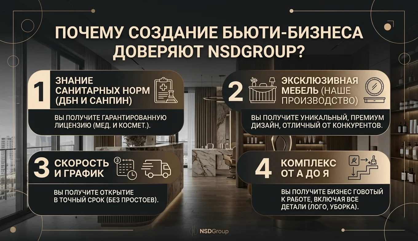 Ремонт салонов красоты в Киеве