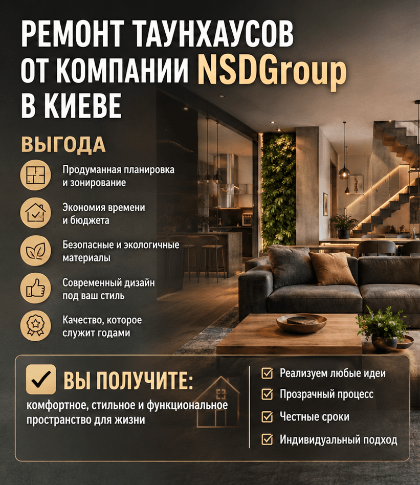 Ремонт таунхауса
