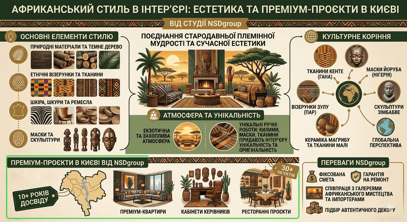 Африканський стиль в інтер'єрі 