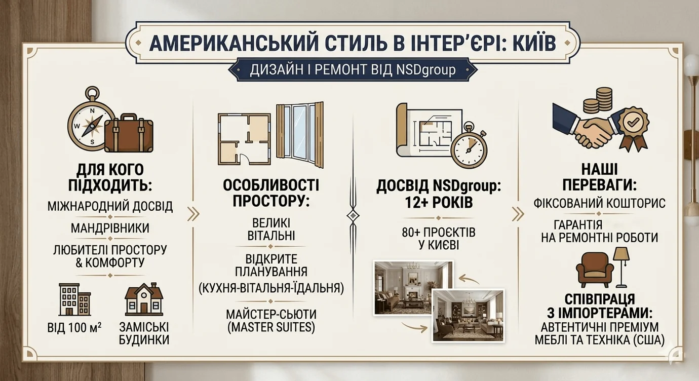 Американський стиль в ітер'єрі 