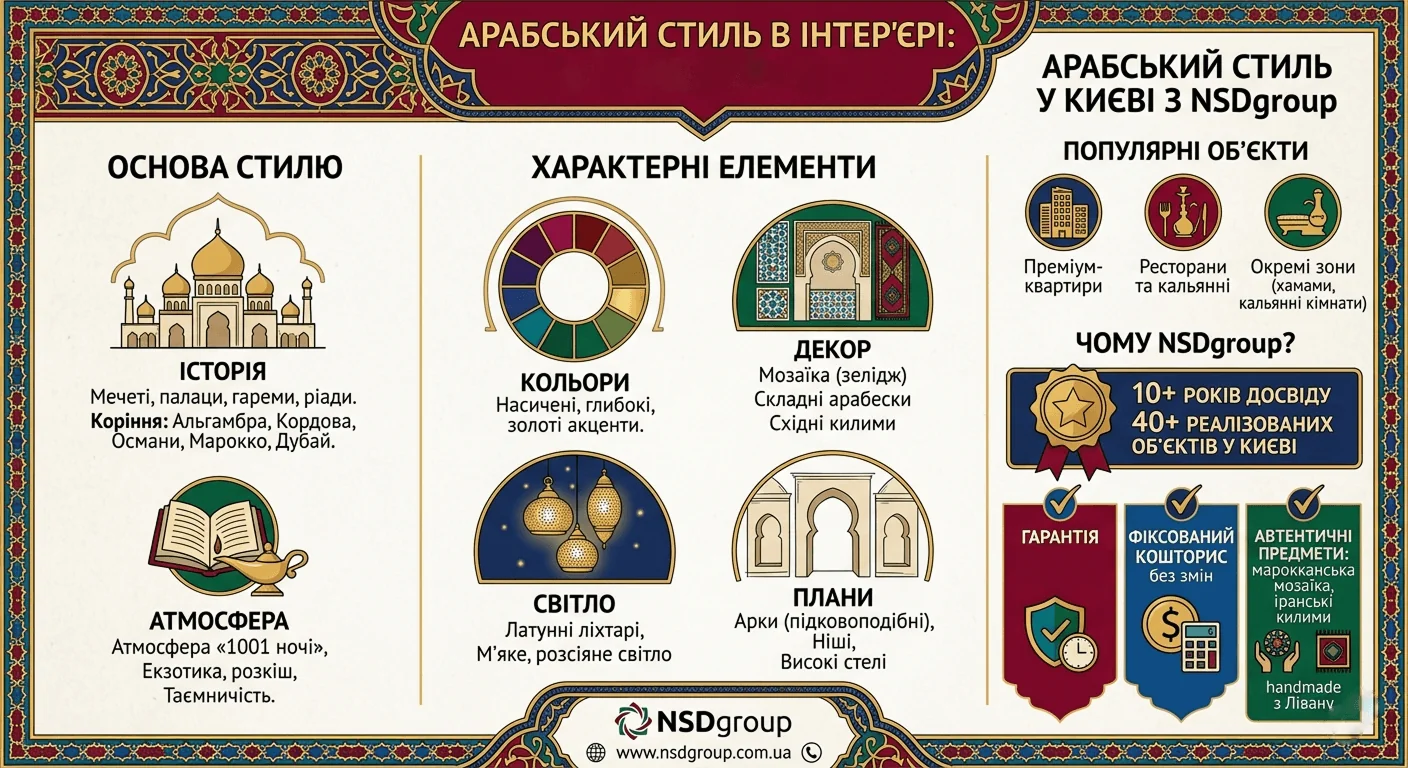 Арабський стиль в інтер’єрі