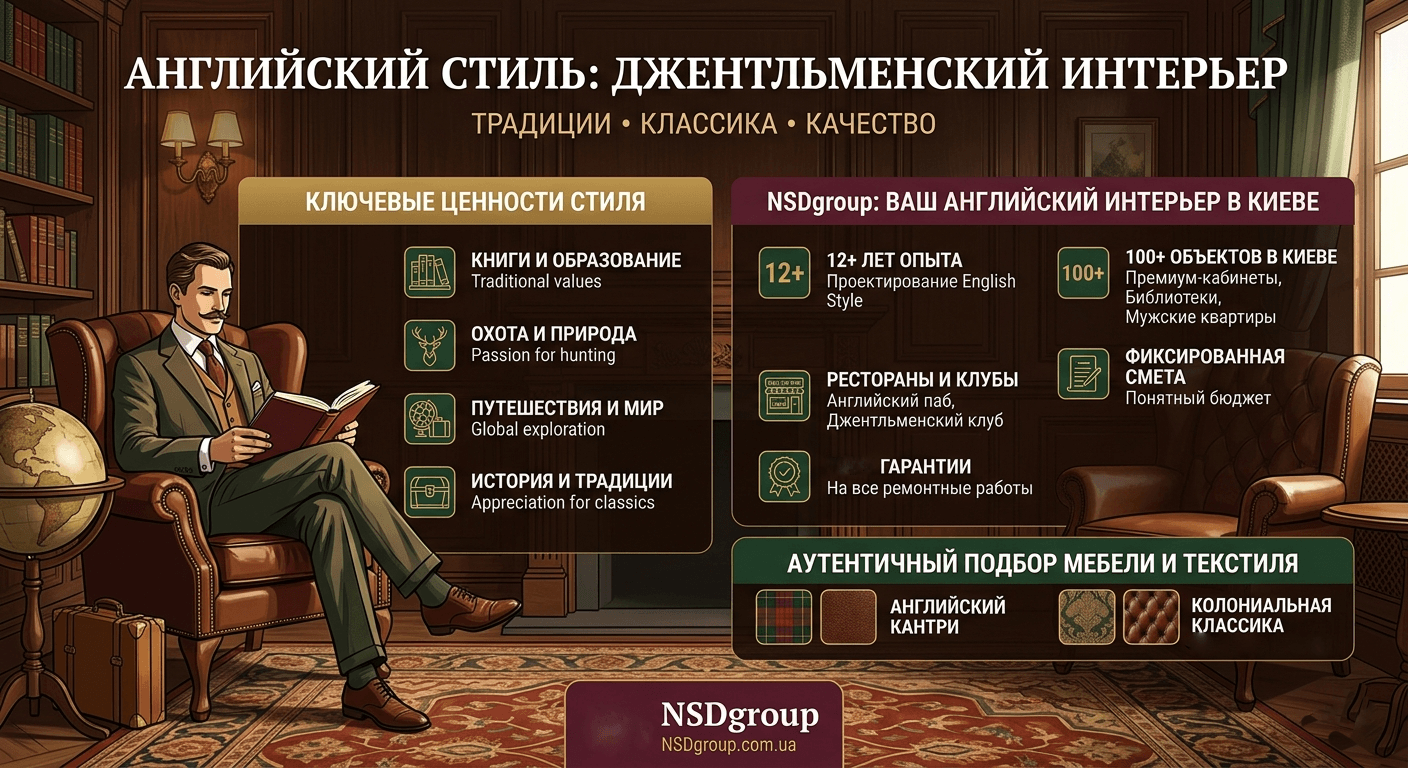 Будинок в англійському стилі – індивідуальний проект