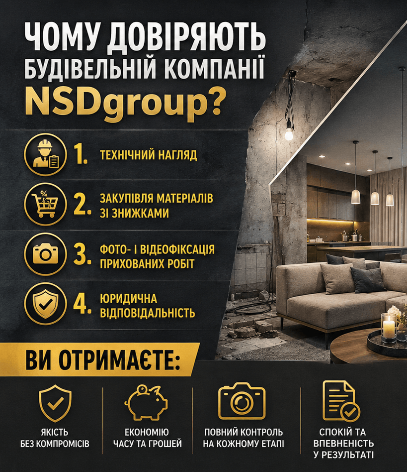 Чорнова обробка квартир