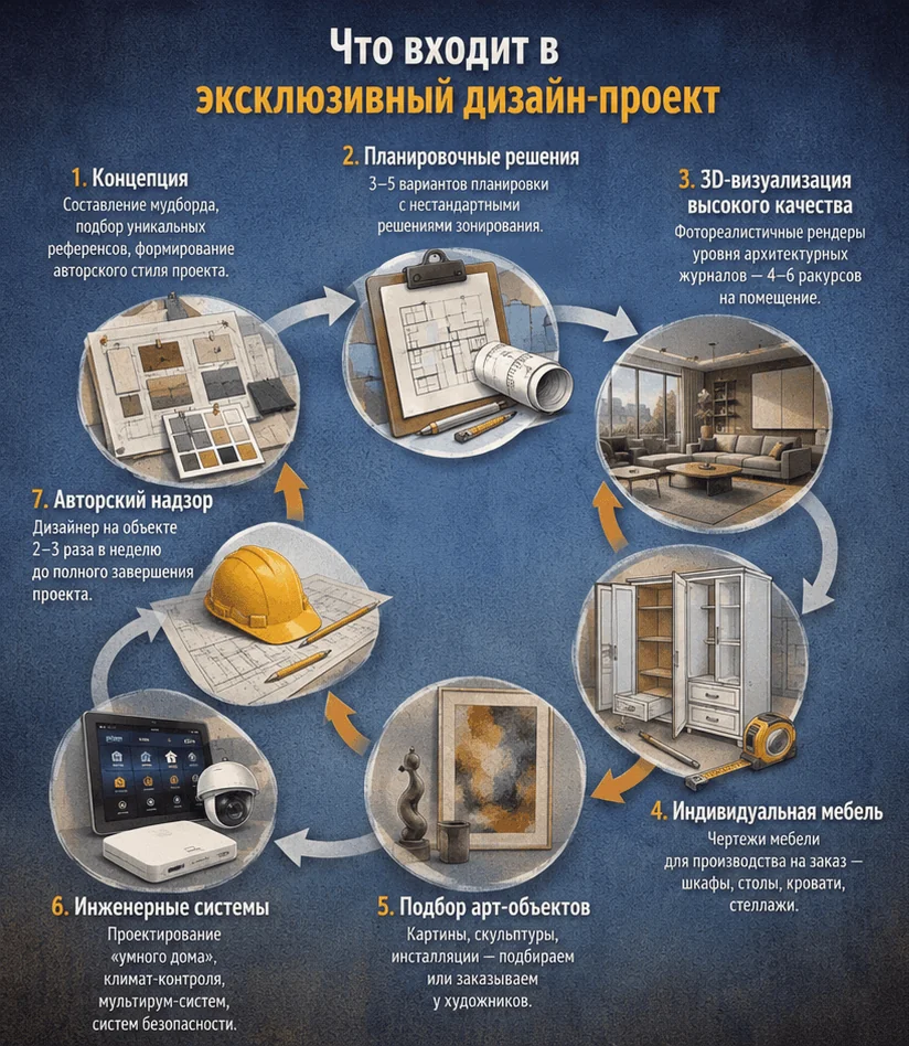 Эксклюзивный дизайн интерьера