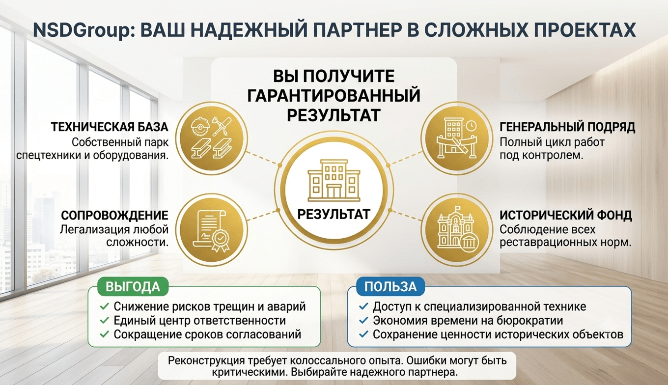 Реконструкция зданий и помещений в Киеве