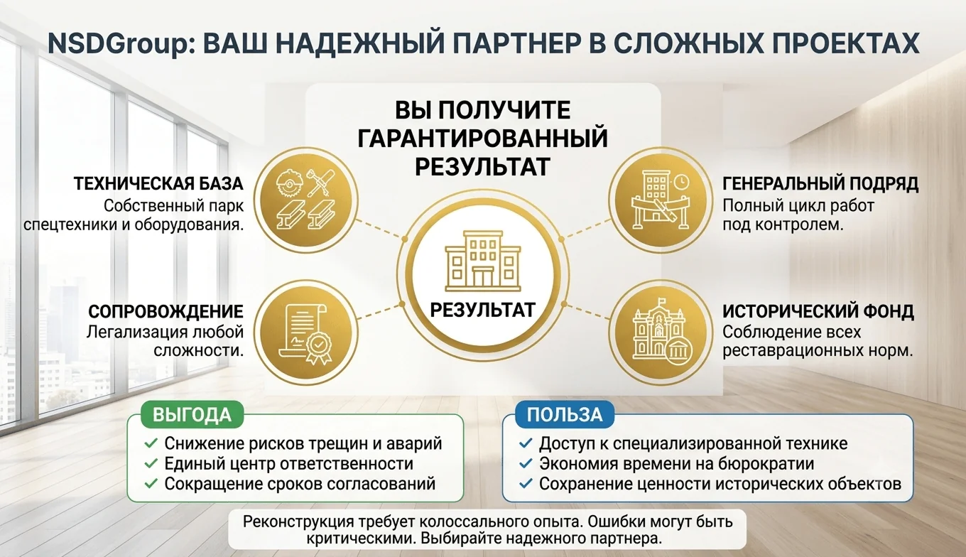 Реконструкция зданий и помещений в Киеве