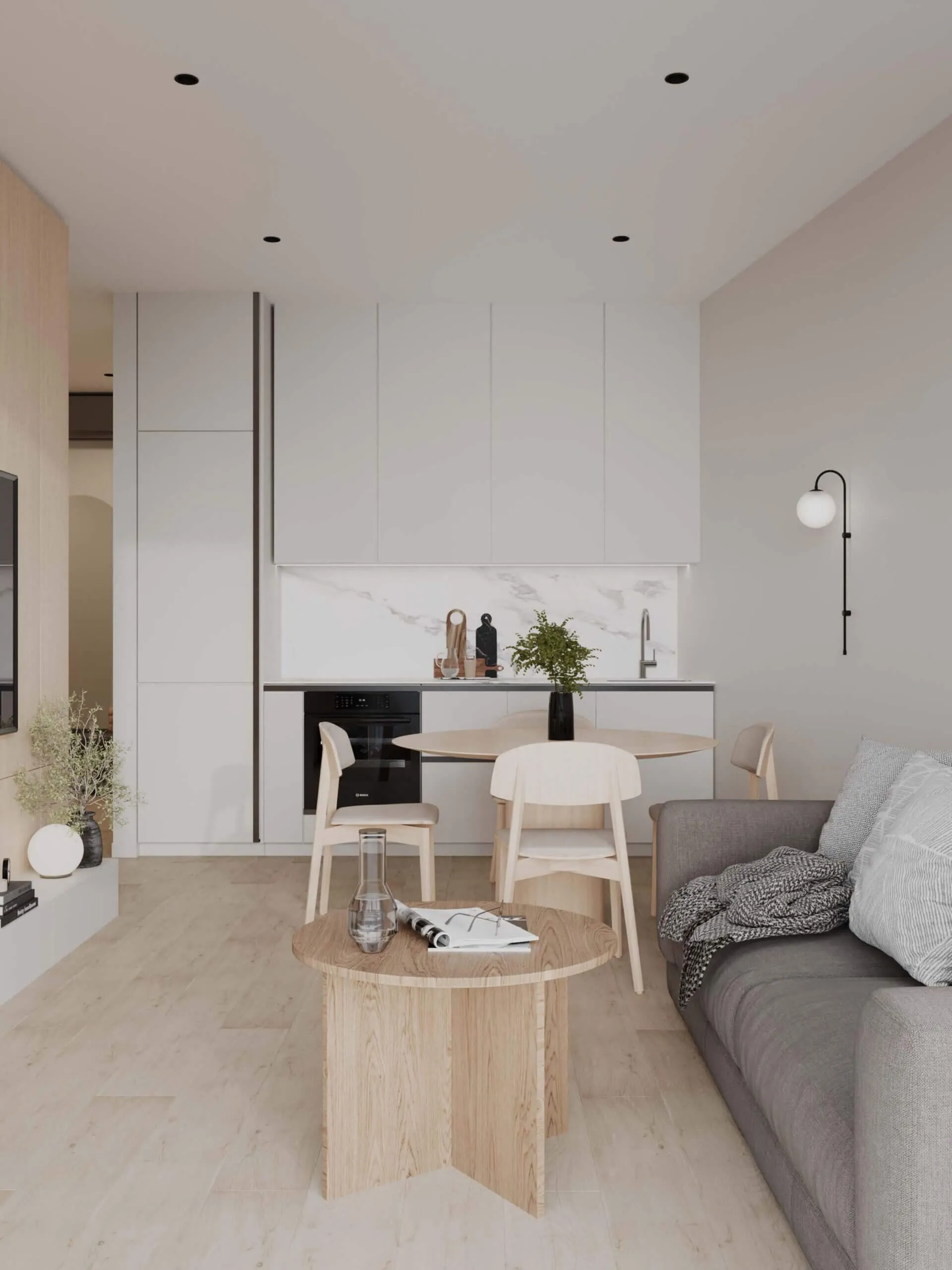 Дизайн проєкт квартири в ЖК Greenville Park 49,9 кв.м