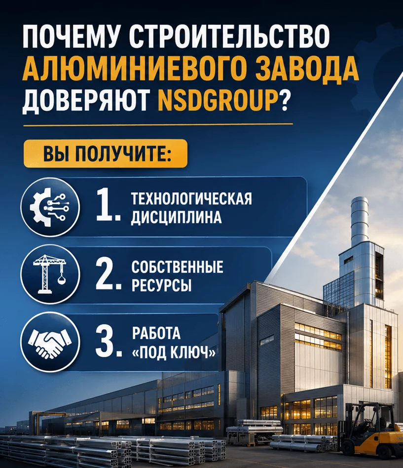 Строительство алюминиевого завода
