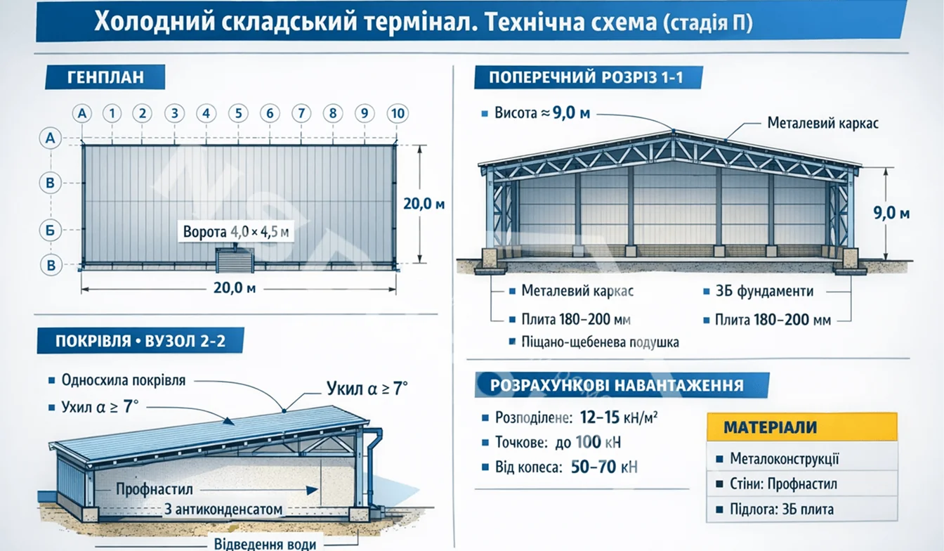 Будівництво холодних складів