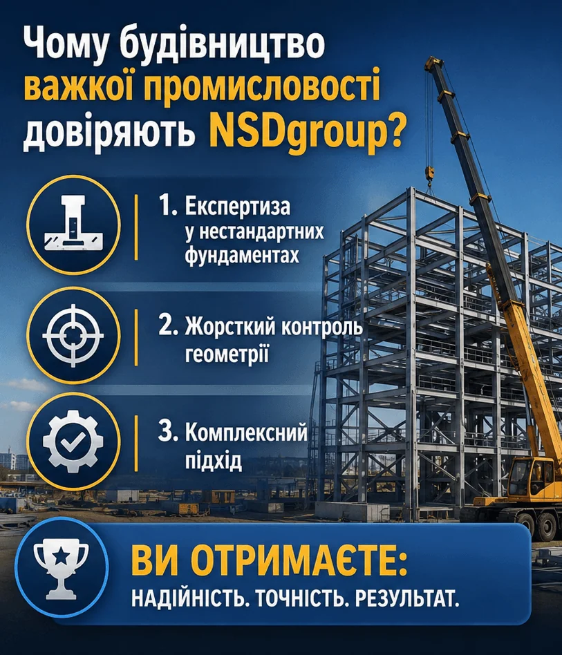 Будівництво ливарного заводу
