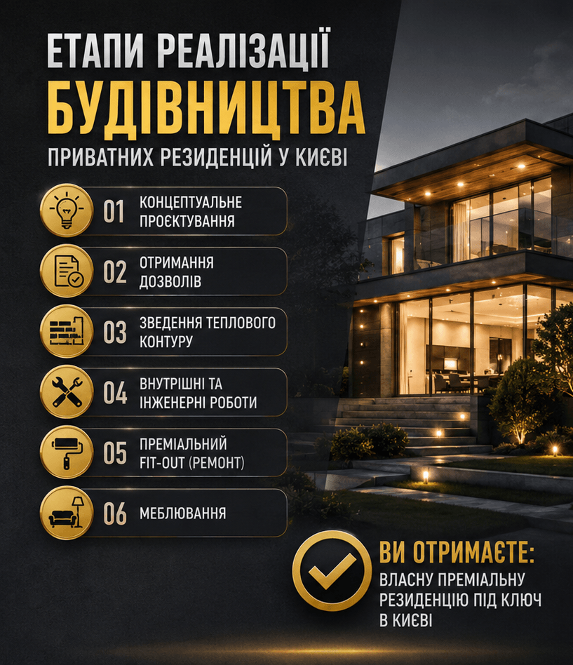 Будівництво приватних резиденцій