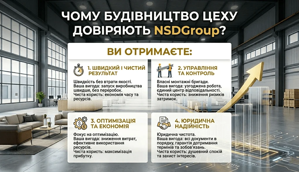 Будівництво промислових і виробничих будівель 