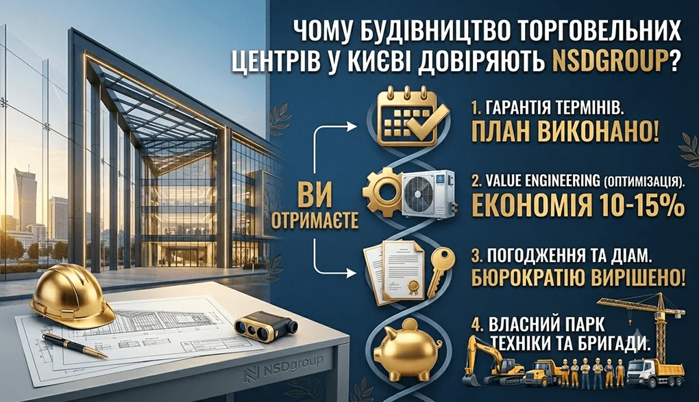 Будівництво торгових центрів 