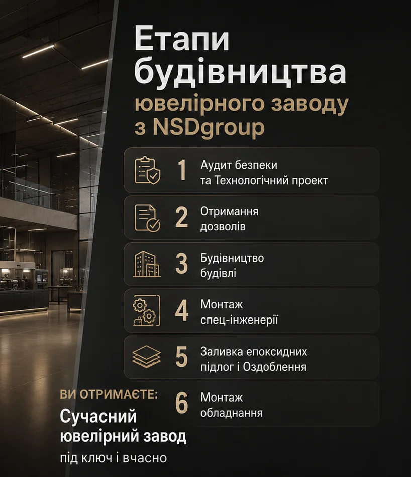 Будівництво ювелірного заводу