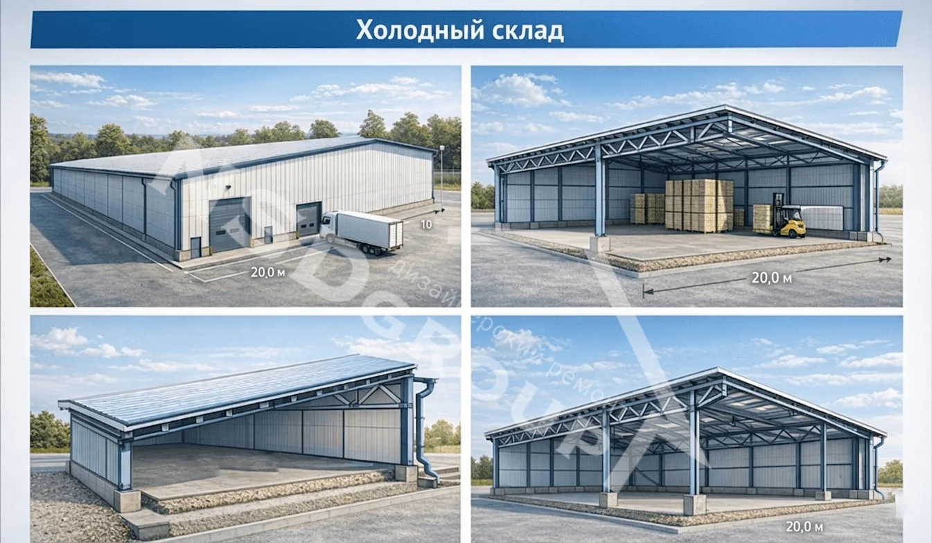 Холодный склад строительсво под ключ