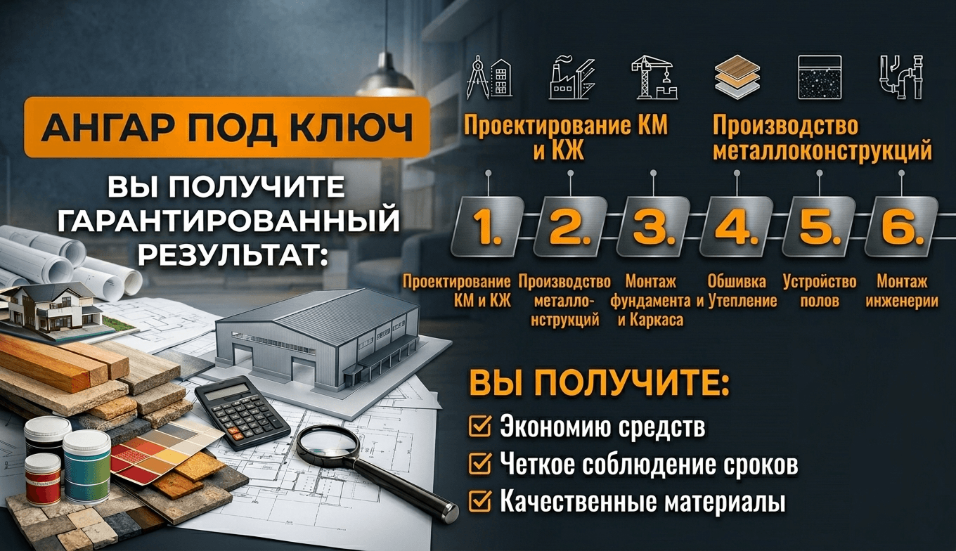 Строительство ангаров в Киеве и Украине 