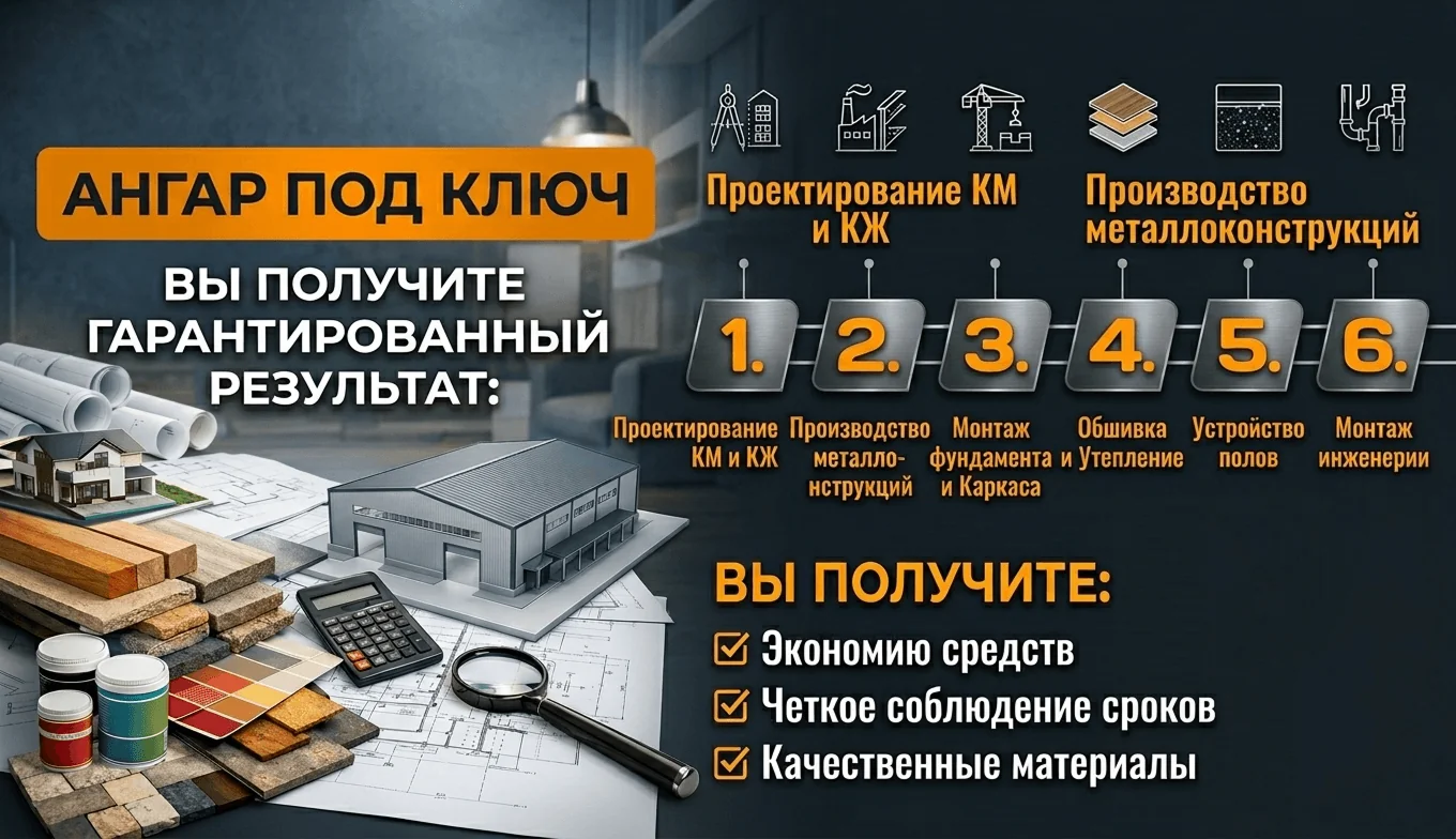 Строительство ангаров в Киеве и Украине 