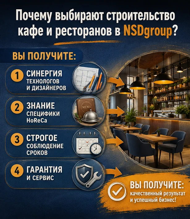 Строительство кафе и ресторанов в Киеве