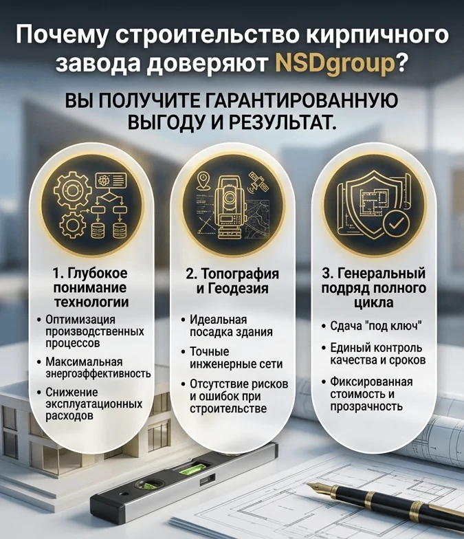 Строительство кирпичного завода 