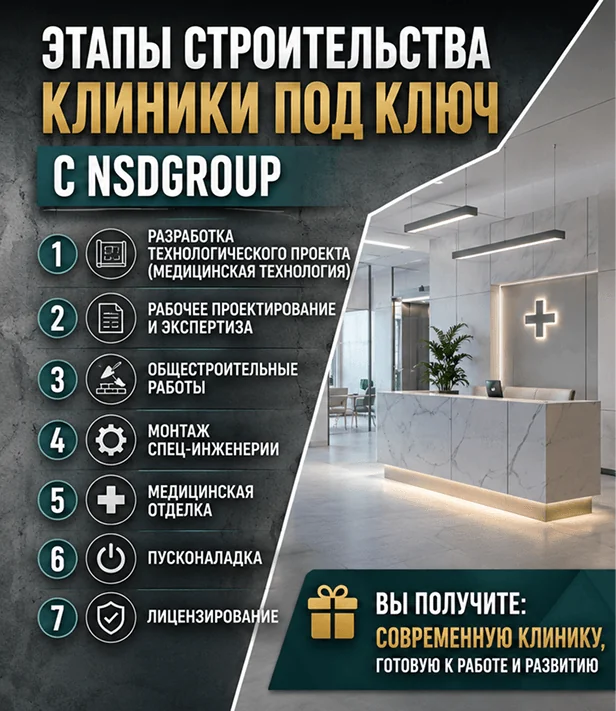 Строительство медицинских клиник в Киеве