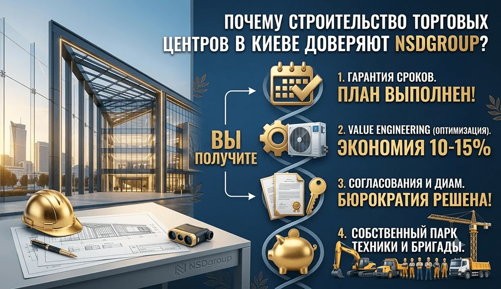 Строительство торговых центров
