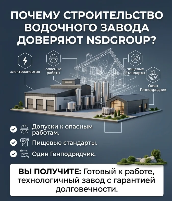 Строительство водочного завода