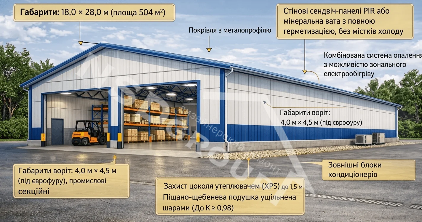 Теплий складський термінал