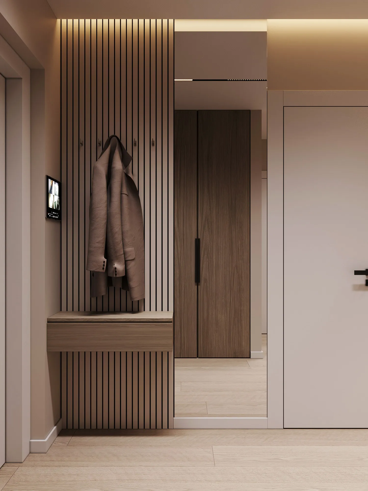 Дизайн-проект двокімнатної квартири 71,83 м2 в ЖК Діброва Парк