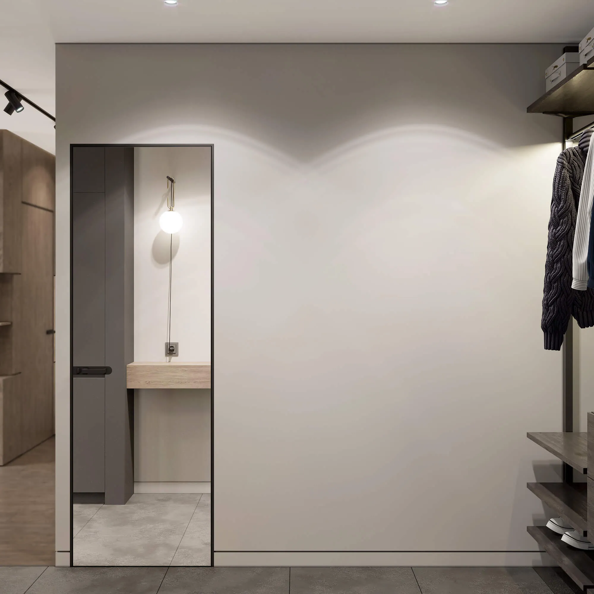 Дизайн 2к квартиры 56м² в ЖК Файна Таун — проект и фото