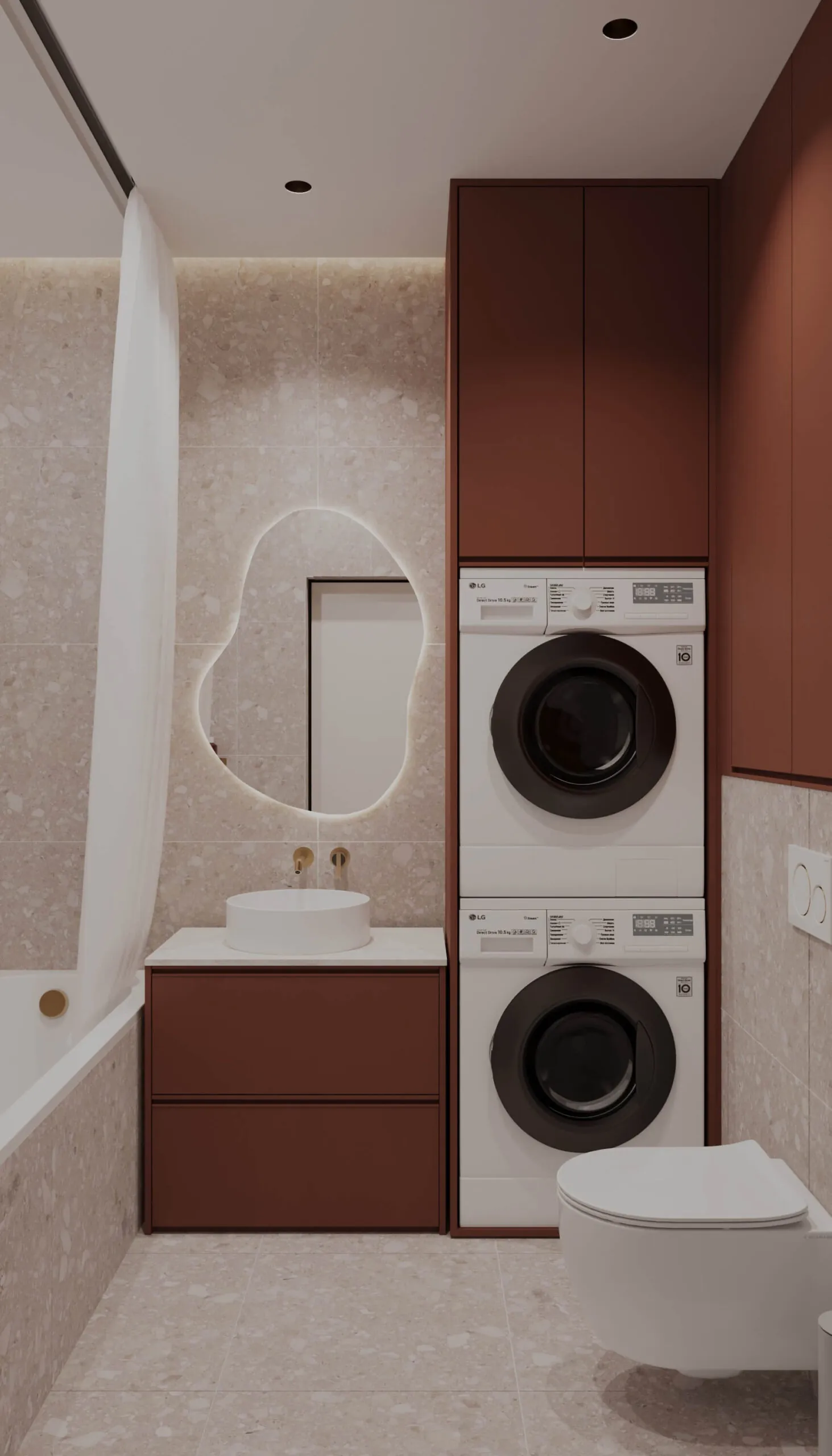 Дизайн интерьера от студии NSDgroup в ЖК «Unit Home» 44,6 м2