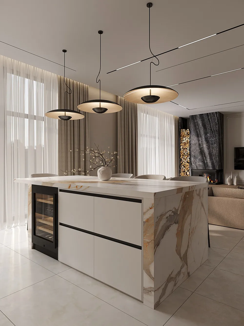 Фото дизайн-проєкту будинку в Ходосівці 270 м²