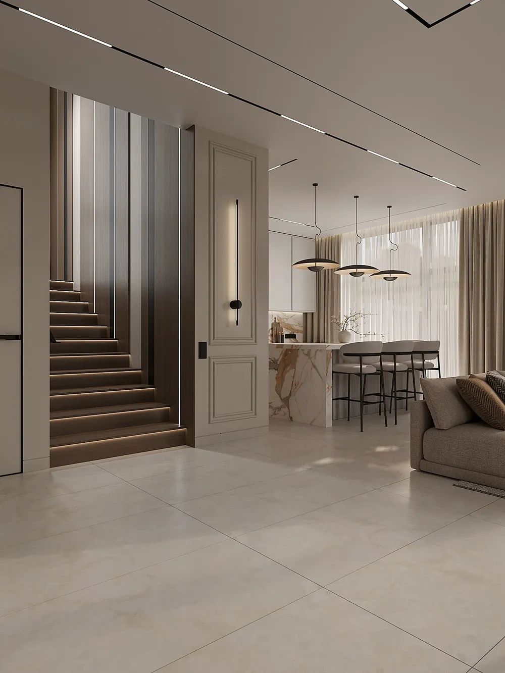 Фото дизайн-проєкту будинку в Ходосівці 270 м²