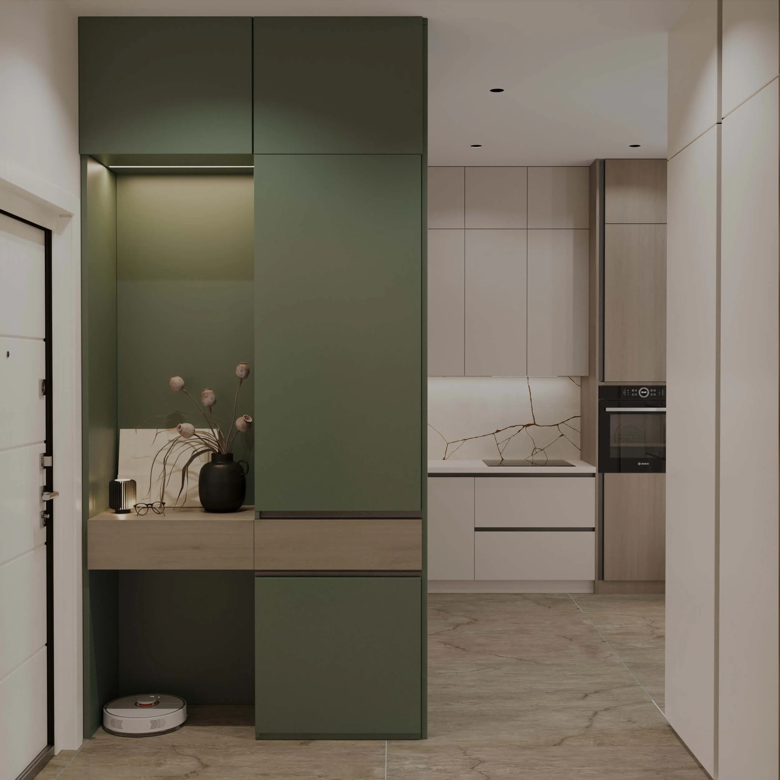 Дизайн интерьера от студии NSDgroup в ЖК «Unit Home» 44,6 м2