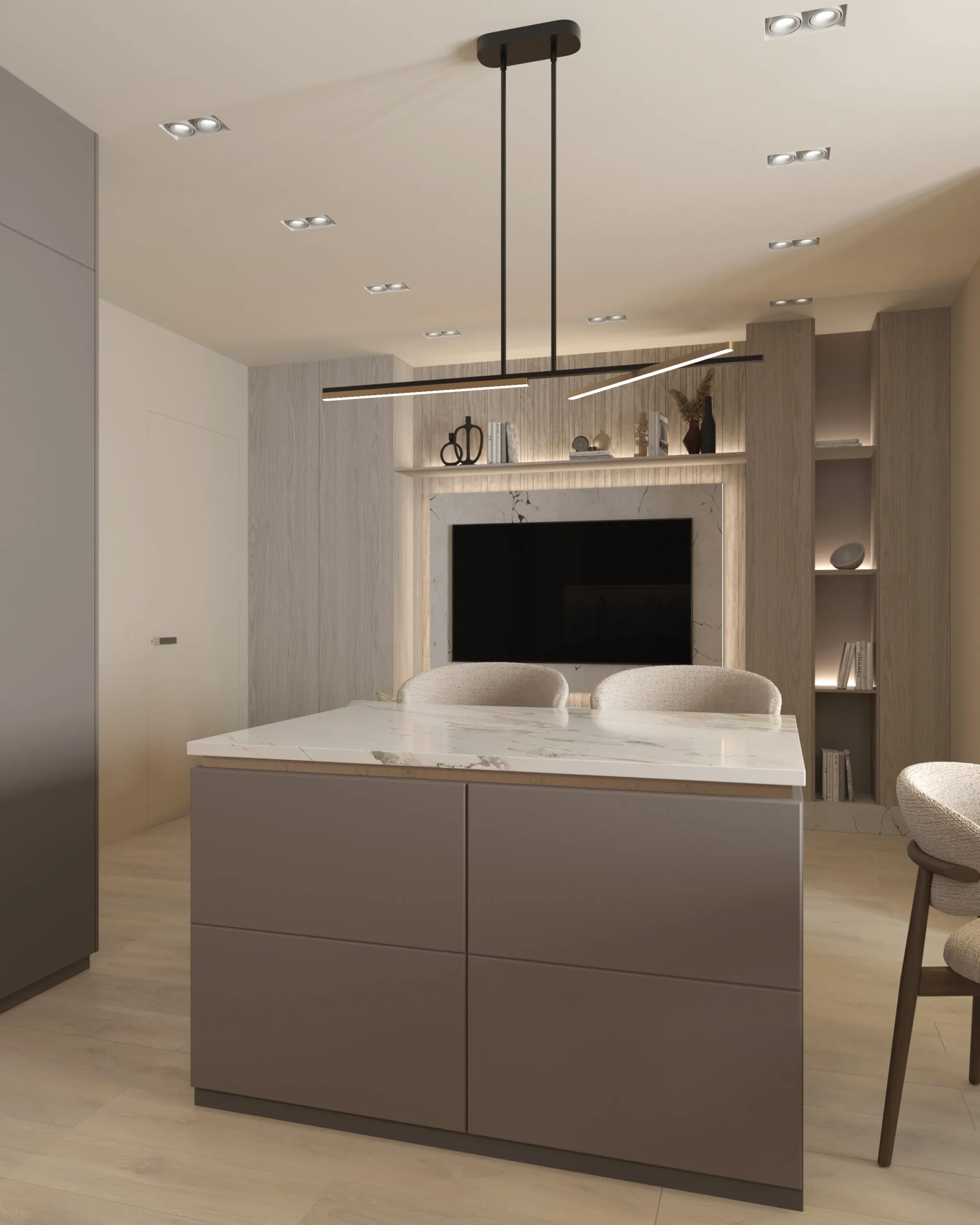 Дизайн-проект інтер’єру квартири 97,5 м² у ЖК Галактика