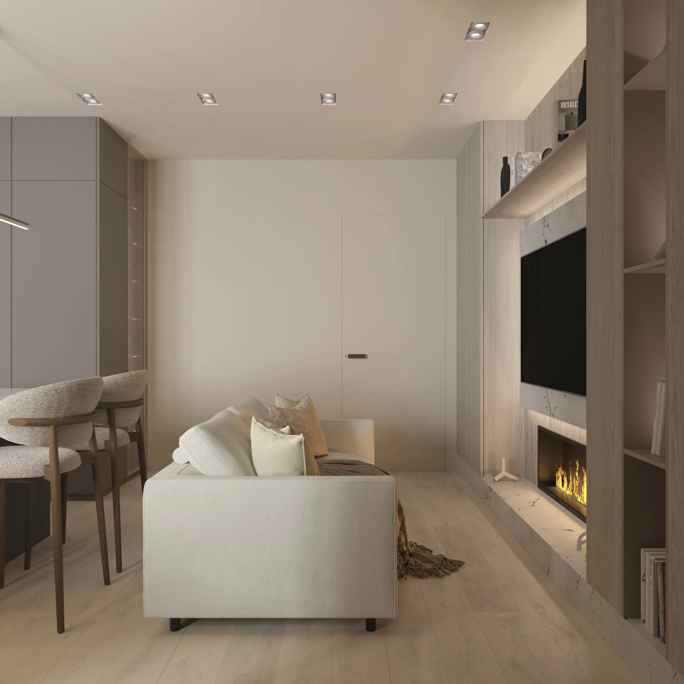 Дизайн-проект інтер’єру квартири 97,5 м² у ЖК Галактика