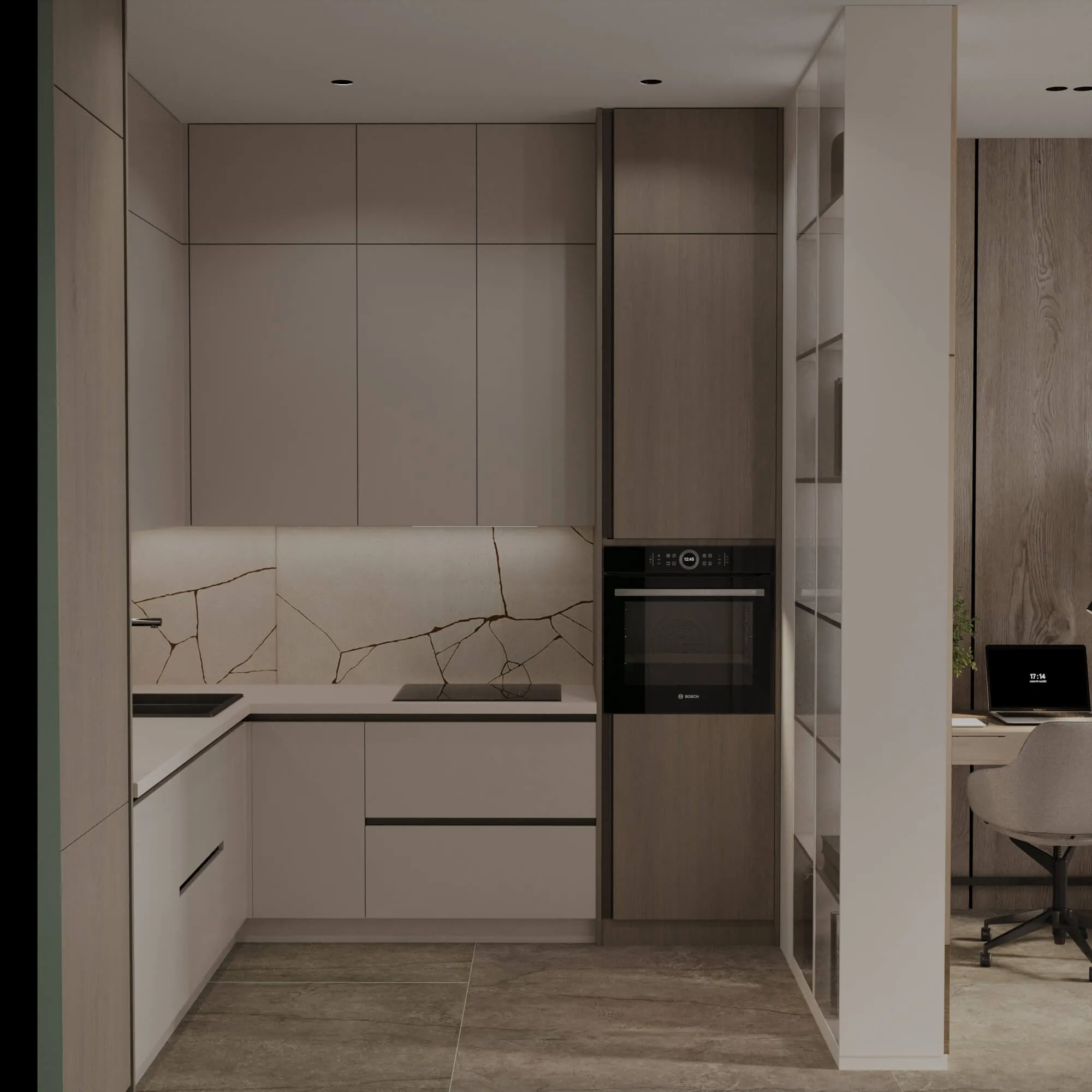 Дизайн интерьера от студии NSDgroup в ЖК «Unit Home» 44,6 м2