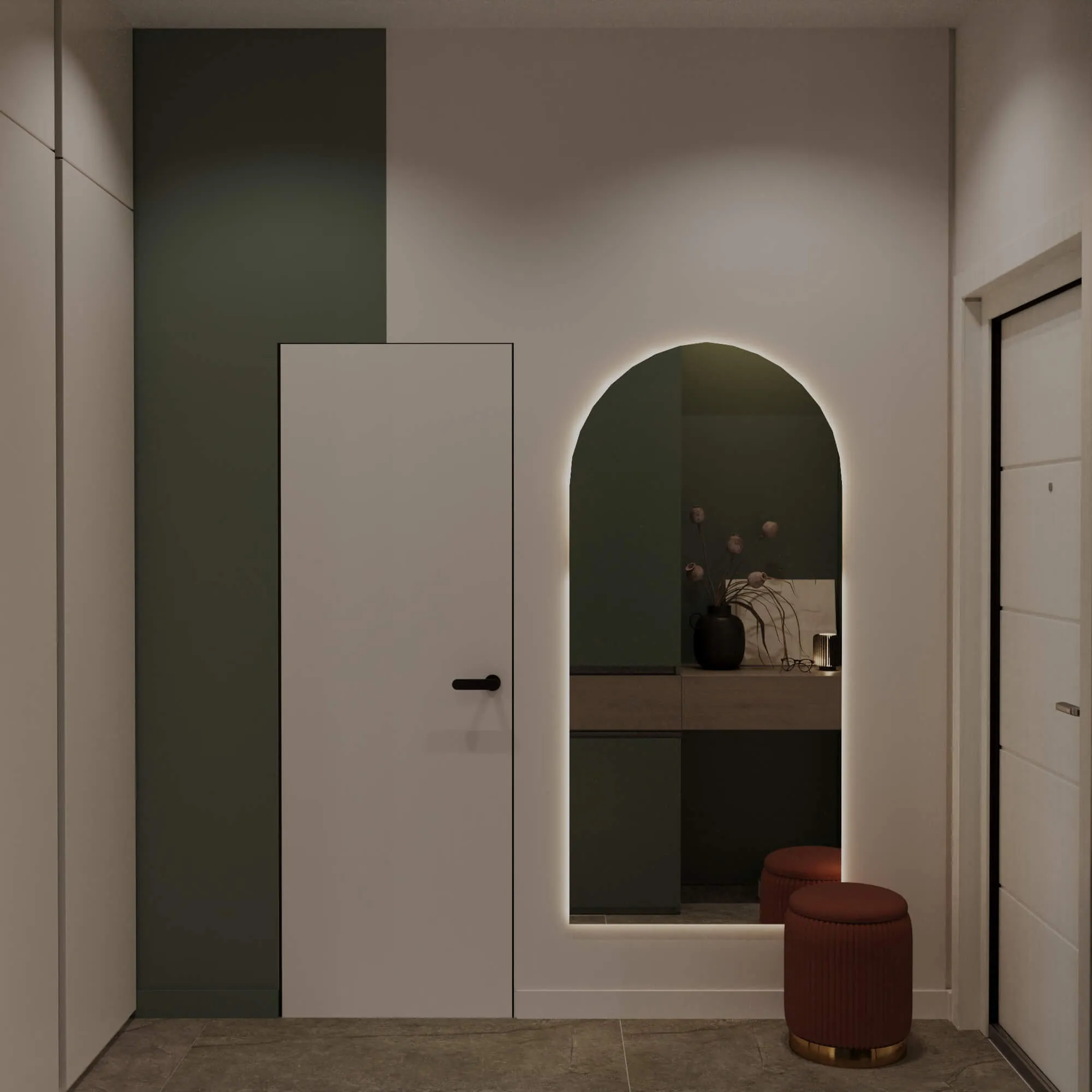 Дизайн интерьера от студии NSDgroup в ЖК «Unit Home» 44,6 м2